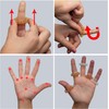 zalati Finger Massager 20pcs Finger Massage Rings Acupressure Massager for