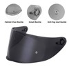VCOROS Motorcycle Helmets Visor Shield WS-609 Full Face Helmet Visor