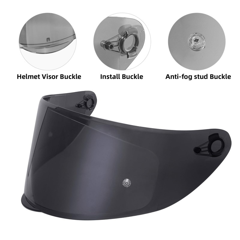 VCOROS Motorcycle Helmets Visor Shield WS-609 Full Face Helmet Visor