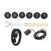 12 Wheel Tire Pressure Monitor 4 Alarm Modes DC 5V