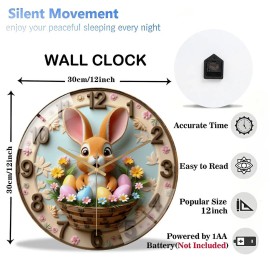 Large 12 Inch Glass Wall Clock that is Both a Functional Tool and a Decor Itemsheet size: 12 in, color: White