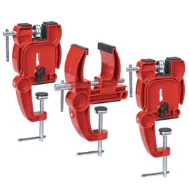 Ski and Snowboard Vises for Tuning, Repair and Waxing, Non-Slip Ski Snowboard Clamp with Rubber Pads, Vice Grips and Horizontal and Vertical Working Positions, Stable Ski Snowboard Tuning Vise