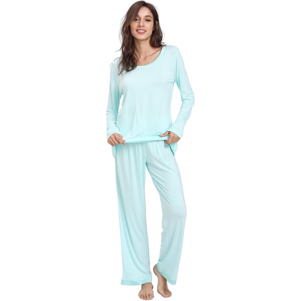 GYS Viscose from Bamboo Women's Pajama Sets Super Soft Long