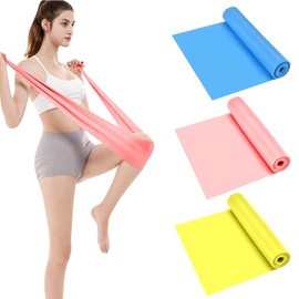 Bandas Resistencia, Bandas Elásticas Profesionales Largas Sin Látex, Bandas Ejercicio,paraFisioterapia,Pilates,Rehabilitación, Entrenamientos en Casa 