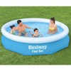Alberca Piscina Semi Inflable Con Bomba Filtro Set Bestway Color
