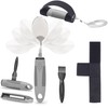 PKPKAUT Bendable/Weighted Spoon for Hand Tremors, Adaptive Handicap Spoon for