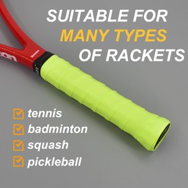 Senston Tennis Badminton Squash 3 Pack Racquet Grip Tape - Non-Slip Absorbent Overgrip