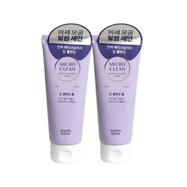 Happy Bath Micro Clean Deep Cleansing Foam 150g x 2 / 해피바스 마이크로 클린 딥 클렌징폼 150g x2개