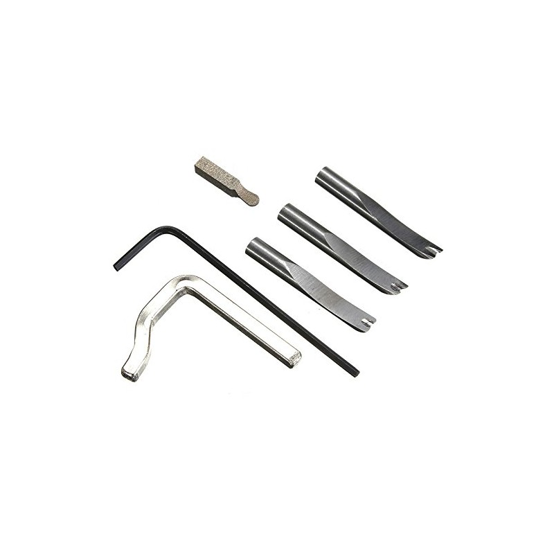 7pcs ZLY Leather Craft Stitching Groover Skiving Edger Beveler Leather
