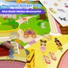 Reusable Sticker Books for Kids 2-4, Sticker Books for Toddlers