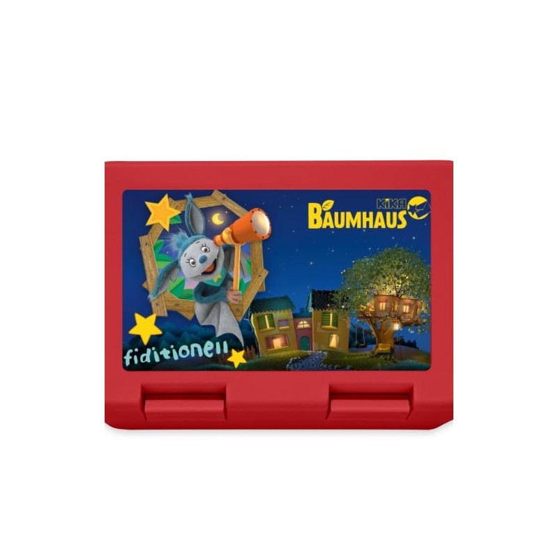 Spreadshirt KiKA Tree House with Fidi Telescopic Lunch Box, One