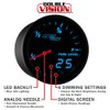MaxTow Double Vision Fuel Level Gauge Kit - Black Gauge