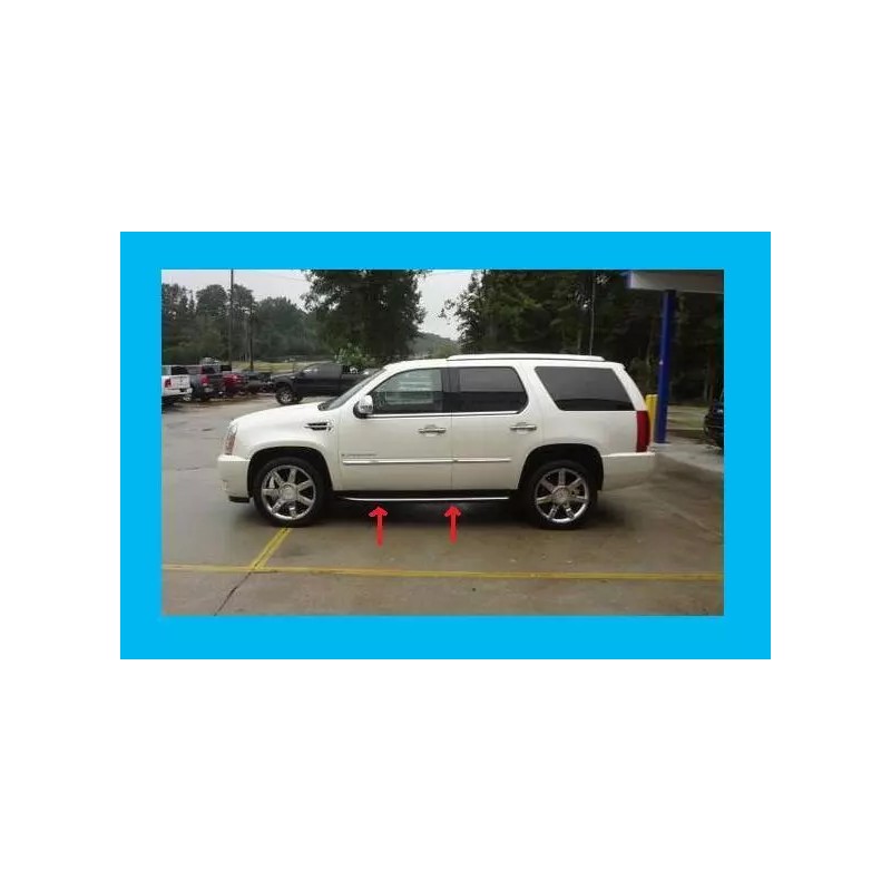 Automotive Authority UNIVERSAL 3/4" CHROME RUNNING BOARD SIDE STEP BAR