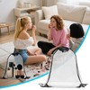 Coco Berming Transparent Backpack for School Backpack Gym Beach, transparent