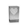 VIP-LASER 3D XL Glass Crystal with Decorated Heart and Love