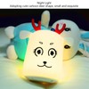 Innovative Cute Deer shaped Silicone Night Light USB Rechargeable Pat
