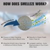 SMELLEZE Reusable Basement Odor Removal Deodorizer Pouch: Rids Funky Smell