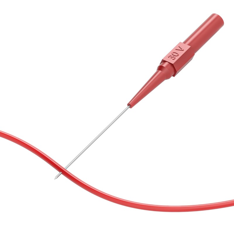 Cleqee 0.7mm Test Probe Pin Insulated Piercing Needle Test Probe