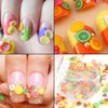 CCINEE 3D Fruit Nail Slices,Assorted Polymer Clay Slime Slices Bulk