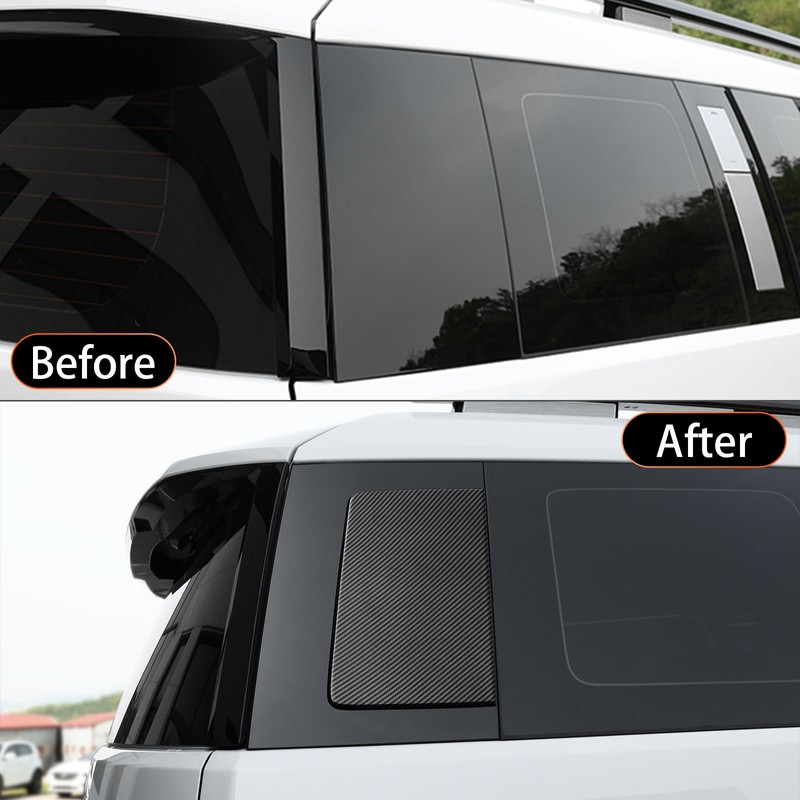 YOUTOOCAR Rear D Pillar Outer Trim Cover Compatible with Hyundai