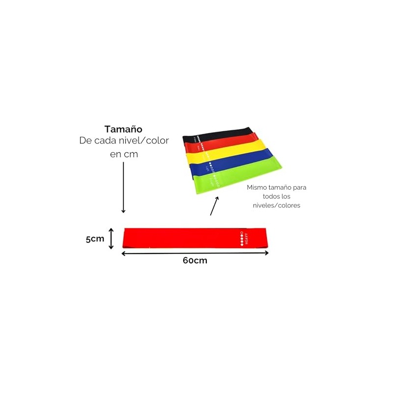 APD - Bandas de Resistencia para Ejercicio - Set de