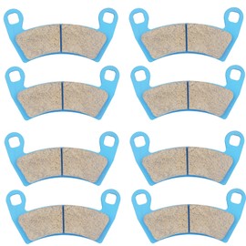 Front Rear Brake Pads Ceramic for Polaris RZR XP S4 1000 & 900 2014 2015 2016 2017 2018 2019 2020 2021 2022, 4 sets Front and Rear Brake Pads