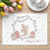 Easter Bunny Decorative Placemats, Set of 4, 18x14 inches, Happy