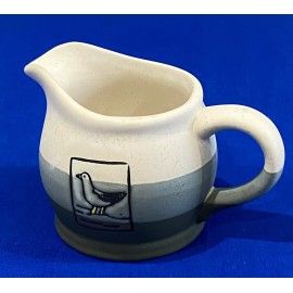 Unbranded New Handcrafted Stone Cape Style Creamer Cup with Handle / Seagull Design