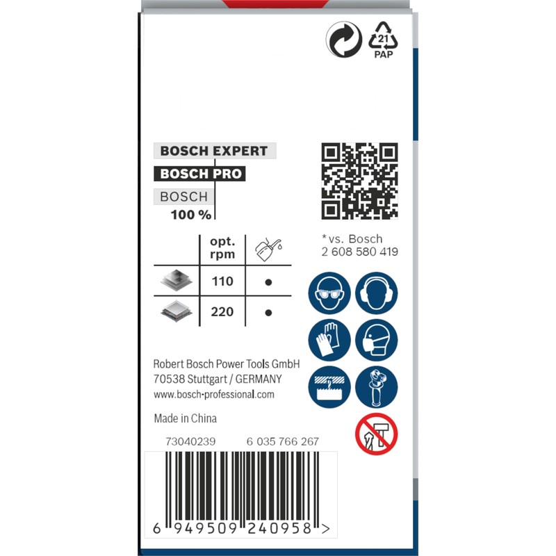 Bosch 1 x Pro Sheet Metal Power Change Plus Hole