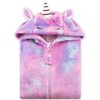 Harry Bear Girls Unicorn Onesie With 3D Ears - Purple,