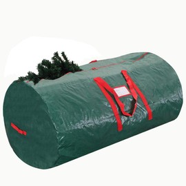 ProPik Christmas Tree Storage Bag | Fits Up to 7' Tall Disassembled Holiday Tree | 52” X 30” X 30” | Artificial Tree Container with Handles | Xmas Storage Case Box with Sleek Zipper (Green)