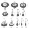 BUCOMTU Pack of 12 Wire Brushes Drill, 6 mm Wire