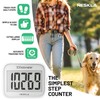 3D Pedometer for Walking, Simple Step Counter for Walking with