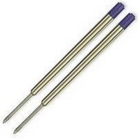 Quality Blue Medium Ballpoint Pen Refills (Pack of 12)