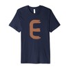 Creative Bold Leather Letter E - Design - Alphabet -