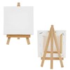 Belle Vous Table Easel Wooden Canvas Stand Set (10 Pieces)