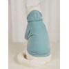 QWINEE 2pc Basic Dog Hoodie, Dog Warm Jacket, Cat Apparel,