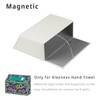 Hand Towels Box Cover,PU Leather Wall-Mounted Tissue Box Cover Holder