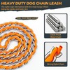 S-ETOVUS Dog Leash Chew Proof, Chain Leash Anti Chew Dog