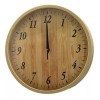 Argenmexwatch Reloj De Pared Clasico Silencioso Simil Madera Redondo