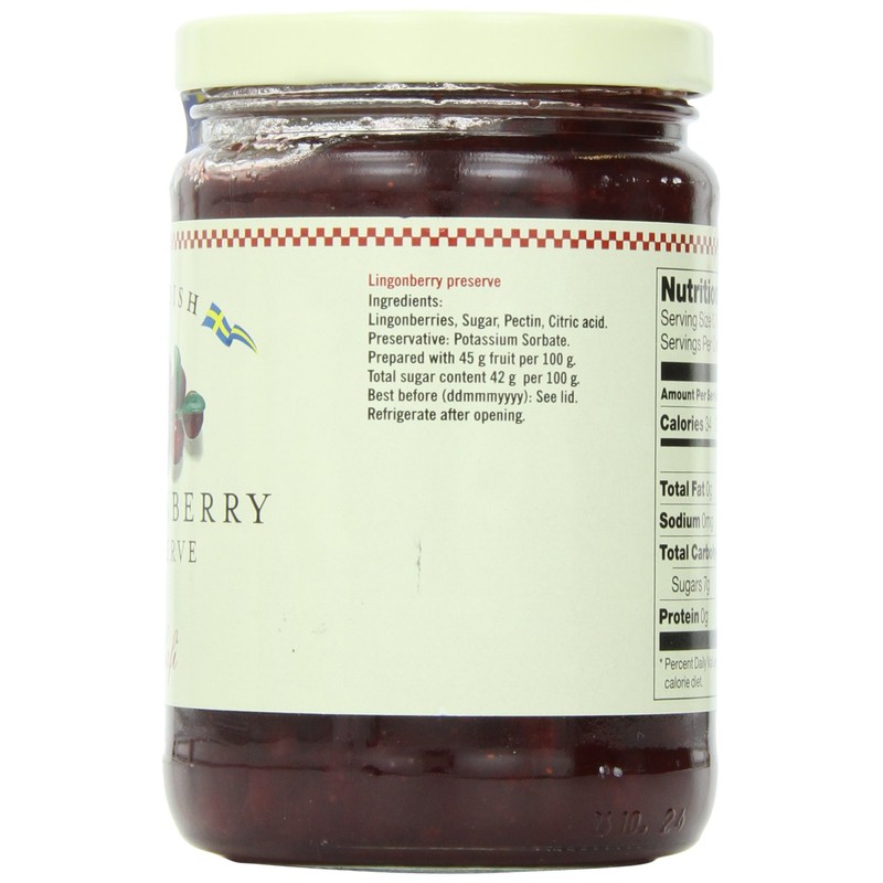 Swedish Lingonberry Preserves (14 ounce)