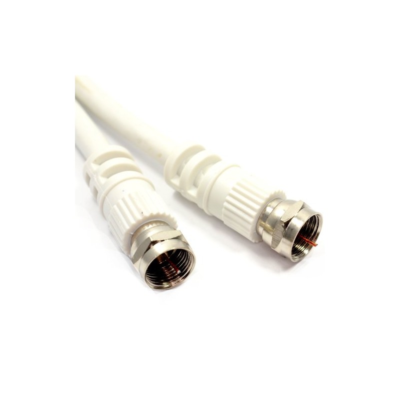kenable Satellite F Connector Plug to Plug 75 ohm RG59