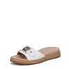Dr. Scholl's Shoes Women's Icon Now Slide Sandal, White, 7