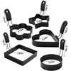 Egg Rings for Frying Eggs Nonstick 5 Packs Egg Ring