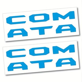 (2 Sets) Prime Series UV Weatherproof Vinyl Decals for Glove Box Dashboard Letter Inserts Compatible 2016-2023 Toyota Tacoma (Gloss Blue)