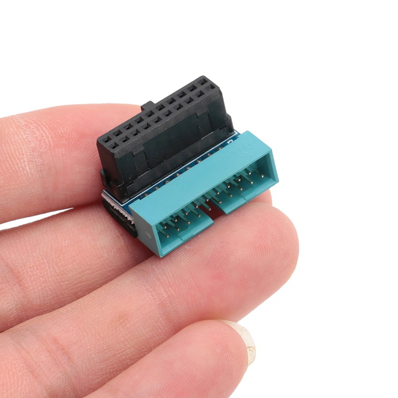 3Pcs Mainboard Power Adapter 19Pin to 90 Degree Connector DIY