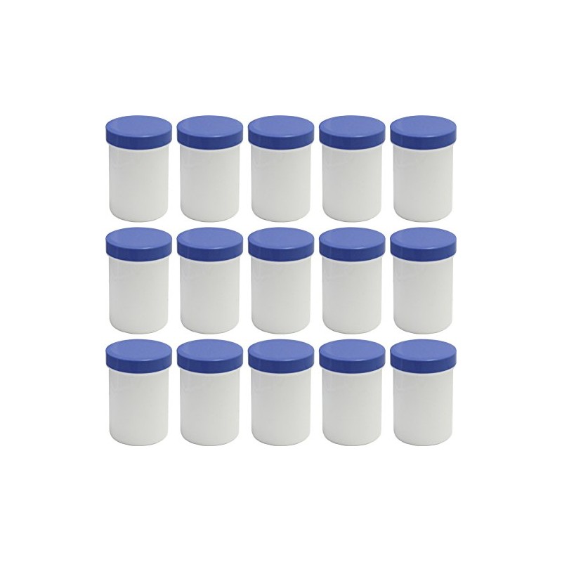 15 75ml Salve Tin Containers Cream/Ointment Kruke High Capacity with