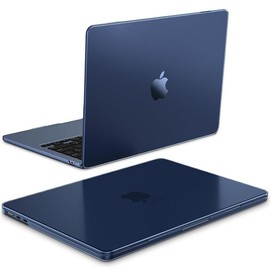 Fintie Slim Matte Case for MacBook Air 13.6 (M4/M3/M2 Chip, Model A3240/A3113/A2681), Premium Protective Case for MacBook Air 13.6" 2025/2024/2023 - Color: Frost Midnight