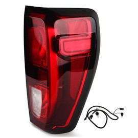Gefitway Taillight for 2019 2020 2021 2022 2023 2024 GMC Sierra 1500 Halogen Rear Tail Light Assembly (Red Outer) Right Passenger Side, Replace GM2801309 84968737
