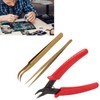 Electric Plier with Elbow and Pointed Tweezer Corrosion Magnetic Resistance